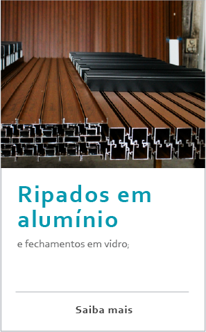 Ripados em aluminio